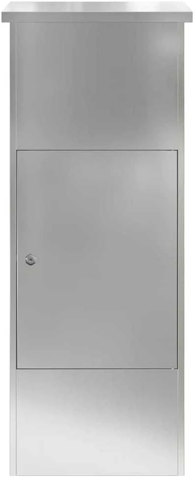 Siuntų dėžutė Juoda 44,5 x 29 x 110,5 cm Cinkuota plienas