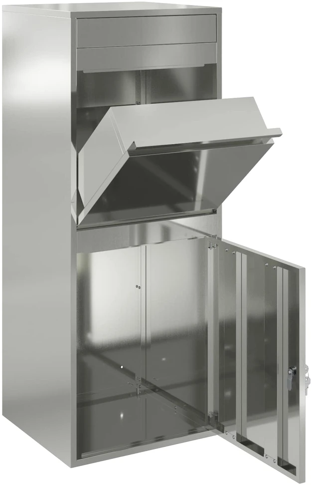 Siuntų dėžutė Sidabrinė 41 x 38 x 103 cm Galvanizuotas plienas