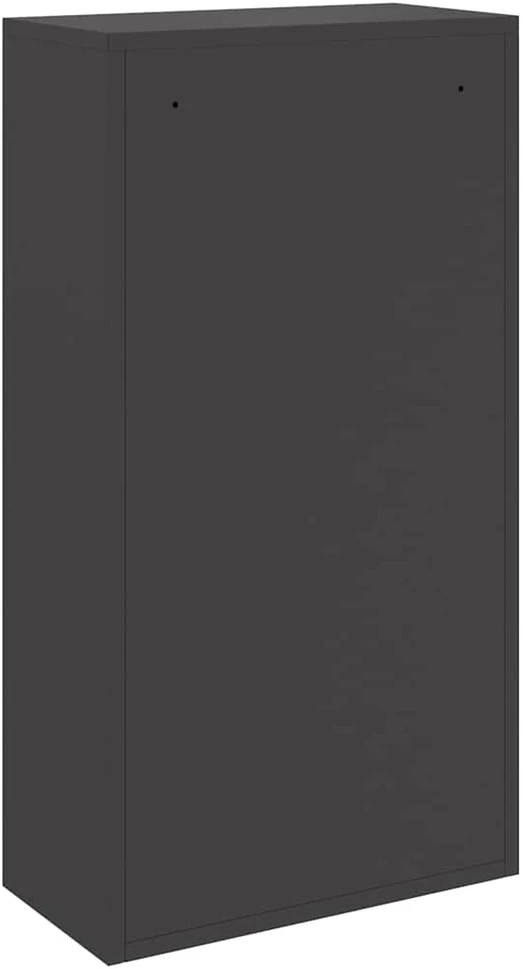 Siuntų dėžutė su saugykla Juoda 44 x 22 x 82 cm Plienas