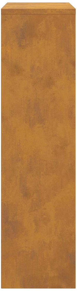 Siuntų dėžutė su saugykla su durimis Rūdijanti 44 x 22 x 82 cm