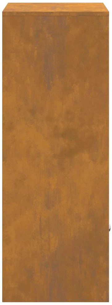 Siuntų dėžutė su saugykla su durimis Rūdijanti 41 x 38 x 103 cm
