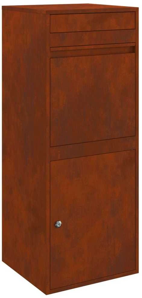 Siuntų dėžutė su saugykla su durimis Rūdijanti 41 x 38 x 103 cm
