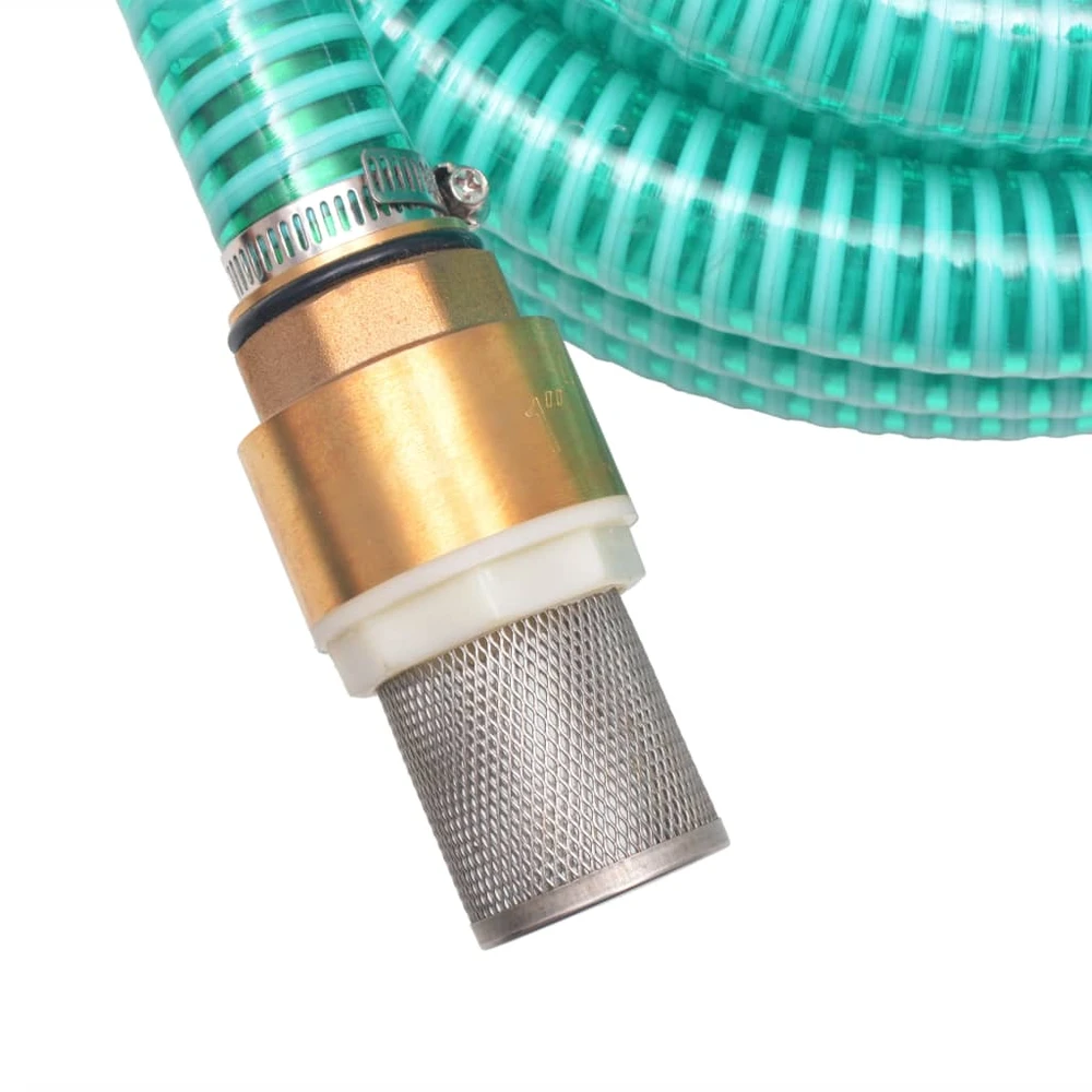 Siurbimo žarna su žalvarinėmis jungtimis, 3 m 25 mm, žalia