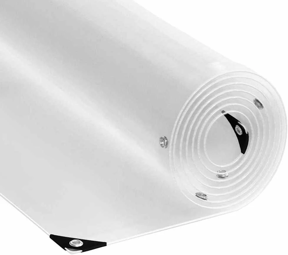 Tradgard Skaidrus brezentas su ąselėmis 1x12 m PVC