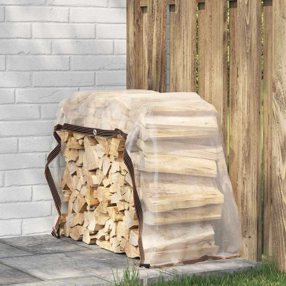Skaidrus brezentas su ąselėmis 1x2 m PVC