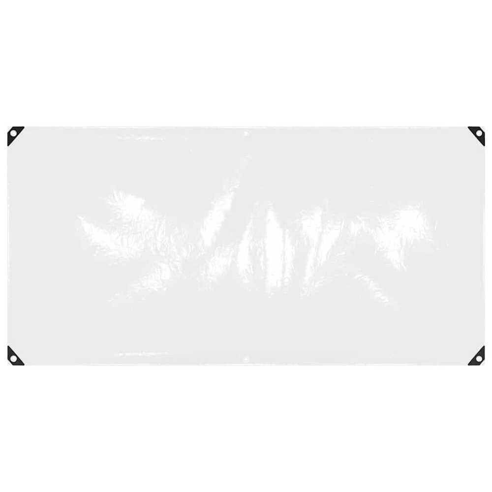 Skaidrus brezentas su ąselėmis 1x2 m PVC