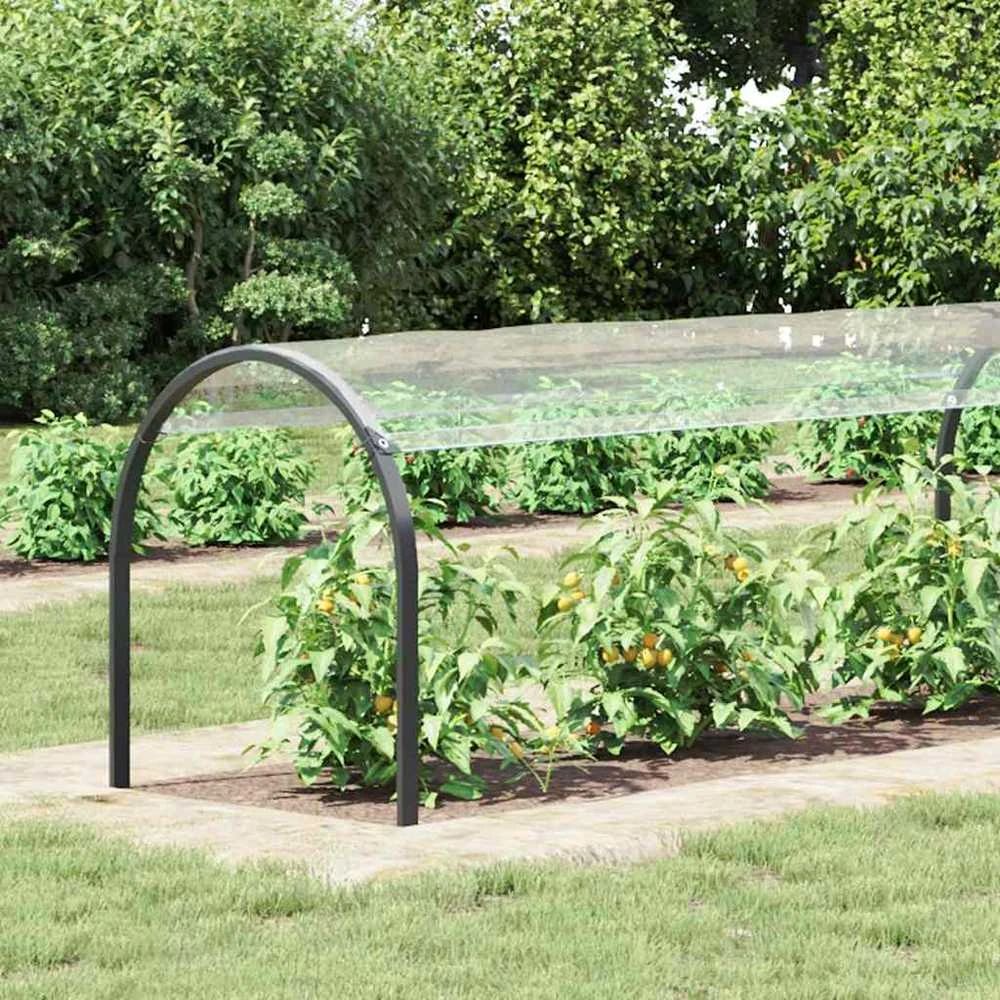 Skaidrus brezentas su ąselėmis 1x6 m PVC