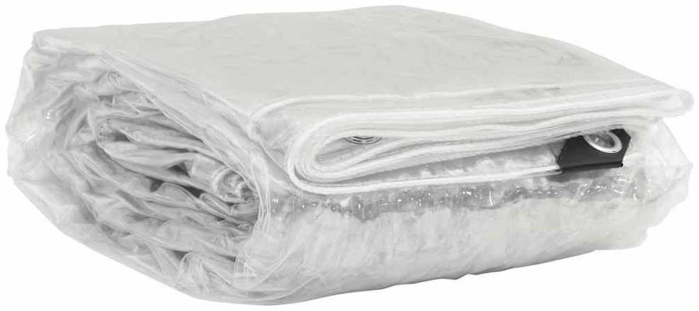 Skaidrus brezentas su kilpomis 2x4 m PVC
