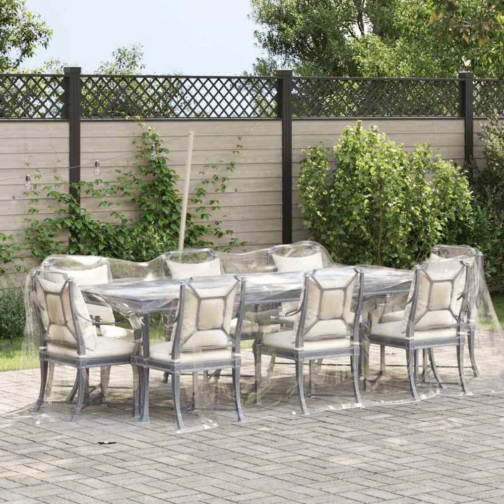 Skaidrus brezentas su kilpomis 2x4 m PVC