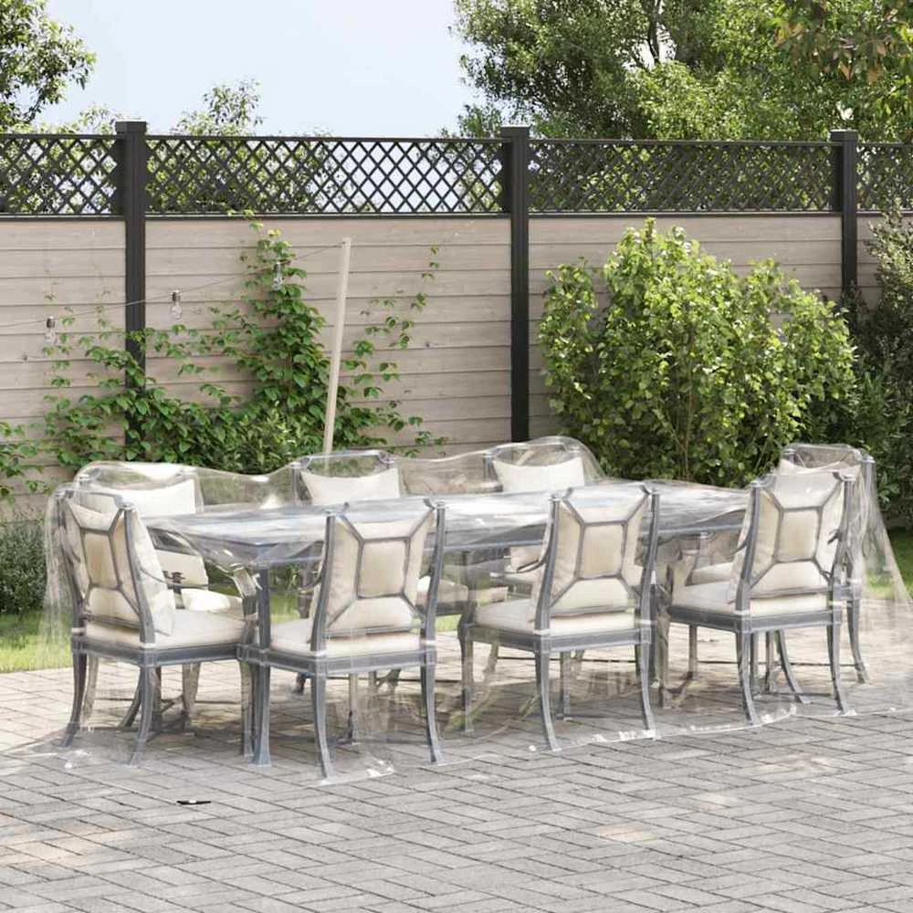 Skaidrus brezentas su kilpomis 2x5 m PVC