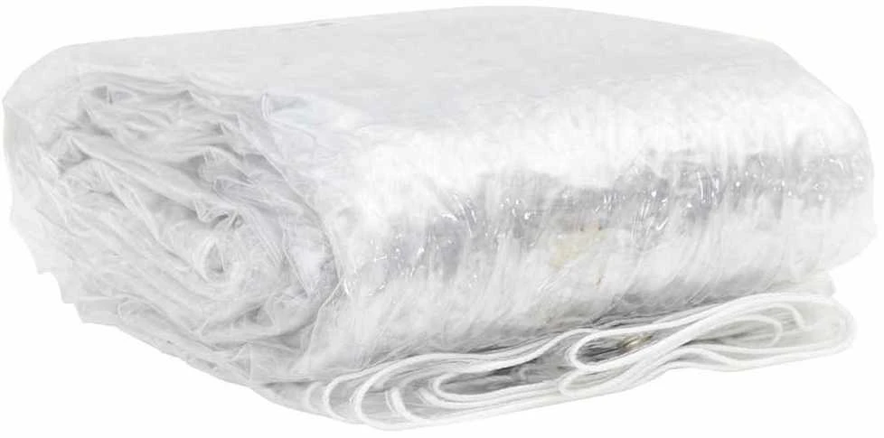 Skaidrus brezentas su kilpomis 6x12 m PVC