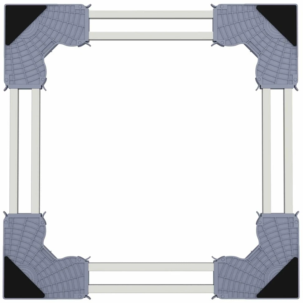 Skalbimo mašinos pagrindas Pilka 67 x 67 x 12 cm