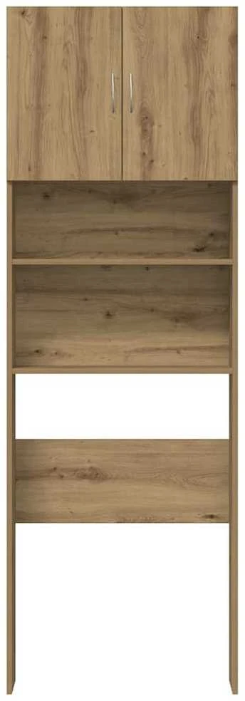 skalbimo mašinos spintelė Artisan ąžuolas 64x24x190 cm