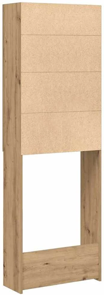 Skalbimo mašinos spintelė, artisano ąžuolo, 64x25,5x190cm