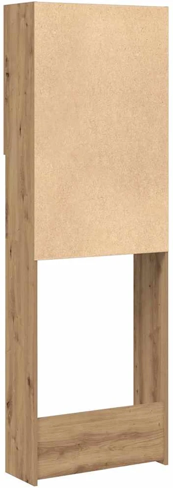 Skalbimo mašinos spintelė, artisano ąžuolo, 64x25,5x190cm