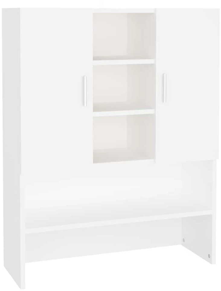 Skalbimo mašinos spintelė, baltos spalvos (808386+808395)