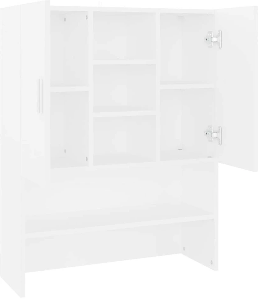 Skalbimo mašinos spintelė, baltos spalvos (808386+808395)