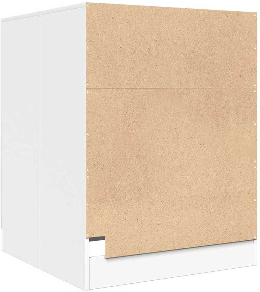 Skalbimo mašinos spintelė, baltos spalvos, 71x71,5x91,5cm
