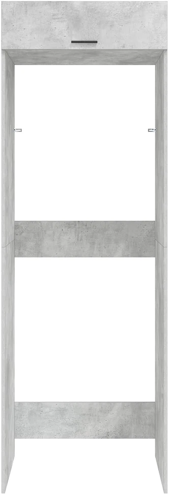Skalbimo mašinos spintelė Betono pilka 67,5 x 68 x 200 cm