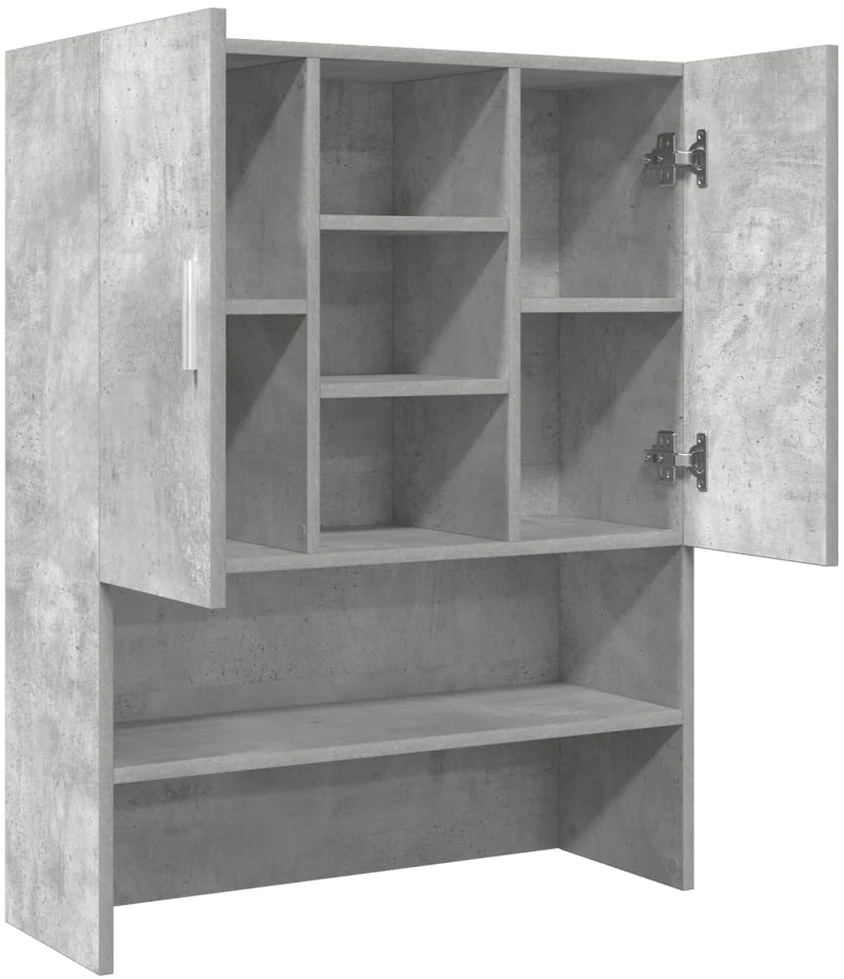 Skalbimo mašinos spintelė, betono pilka, 70,5x25,5x90cm