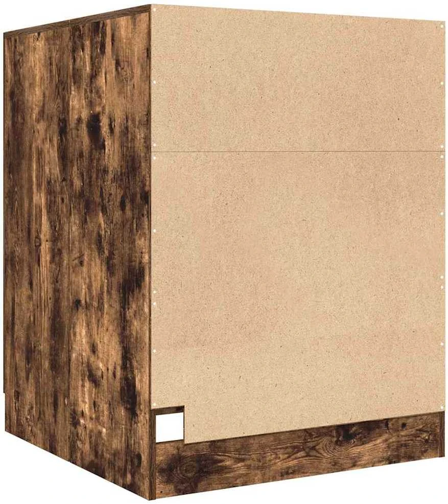 Skalbimo mašinos spintelė, dūminio ąžuolo, 71x71,5x91,5cm