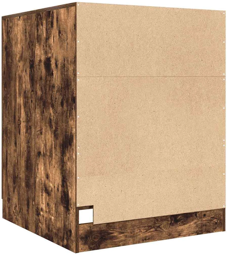 Skalbimo mašinos spintelė, dūminio ąžuolo, 71x71,5x91,5cm