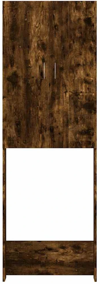 Skalbimo mašinos spintelė, dūminio ąžuolo, 64x25,5x190cm
