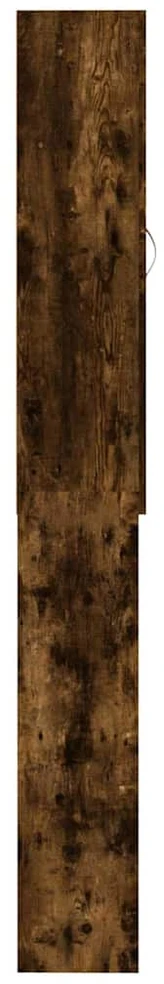 Skalbimo mašinos spintelė, dūminio ąžuolo, 64x25,5x190cm