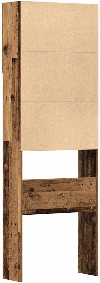 Skalbimo mašinos spintelė Old Wood 64x24x190 cm Engineered Wood