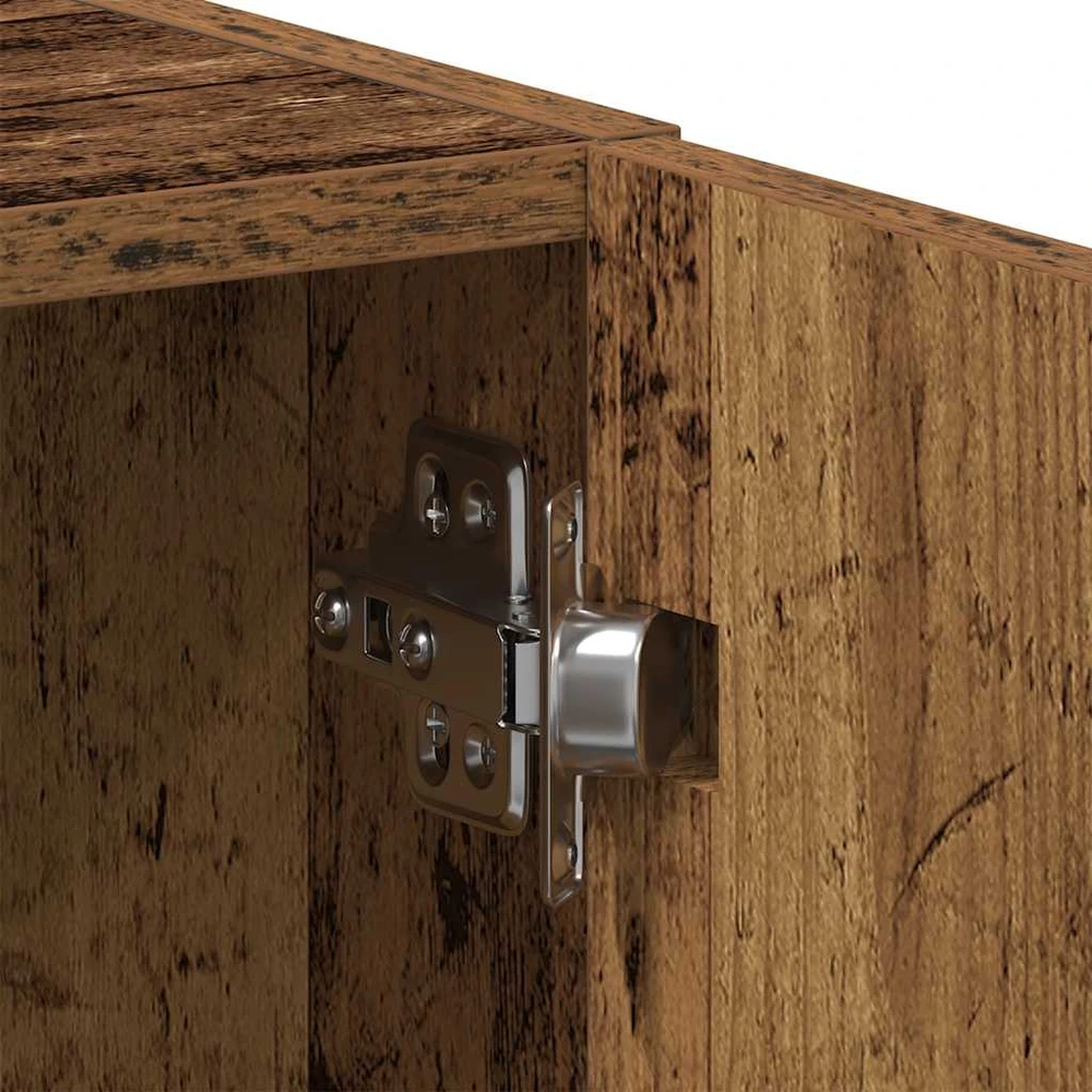 Skalbimo mašinos spintelė Old Wood 64x24x190 cm Engineered Wood