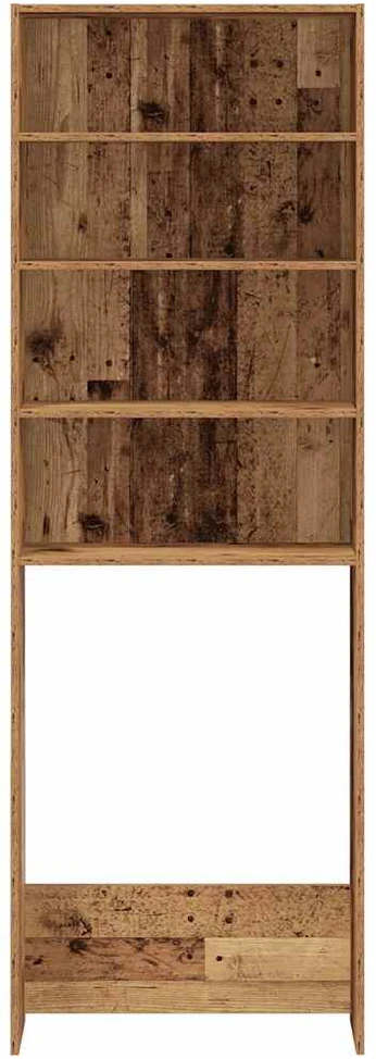 Skalbimo mašinos spintelė Old Wood 64x24x190 cm