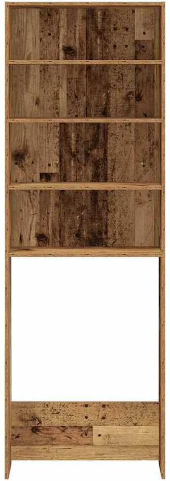Skalbimo mašinos spintelė Old Wood 64x24x190 cm