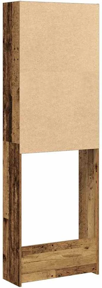 Skalbimo mašinos spintelė Old Wood 64x24x190 cm