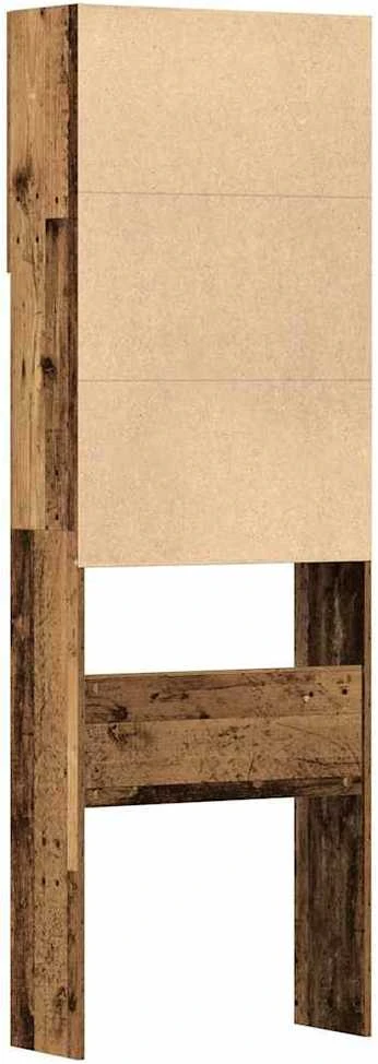 Skalbimo mašinos spintelė Old Wood 64x24x190 cm Engineered Wood