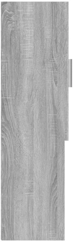 Skalbimo mašinos spintelė, pilka ąžuolo, 70,5x25,5x90cm