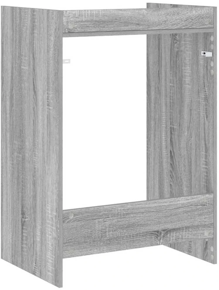 Skalbimo mašinos spintelė Pilkas Sonoma 67,5 x 48 x 97 cm