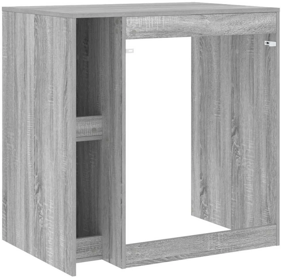 Skalbimo mašinos spintelė Pilkas Sonoma 87 x 60 x 89 cm