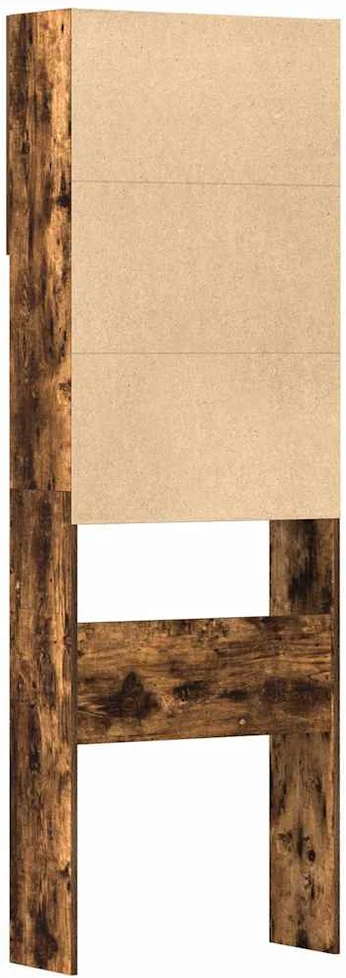 skalbimo mašinos spintelė rūkytas ąžuolas 64x24x190 cm