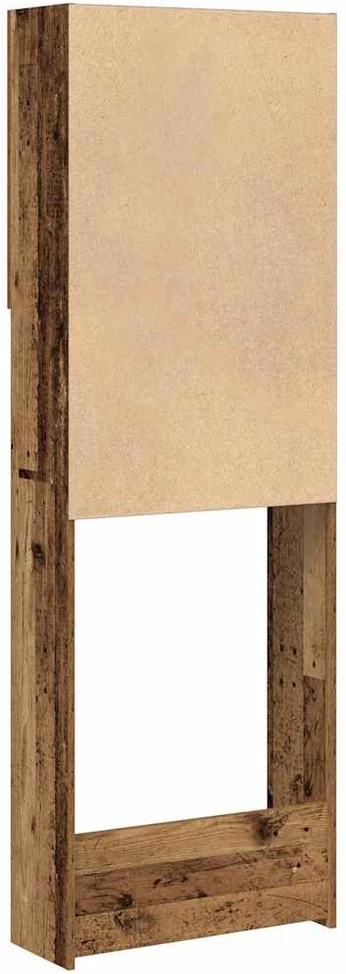 Skalbimo mašinos spintelė, sendintos medienos, 64x25,5x190cm