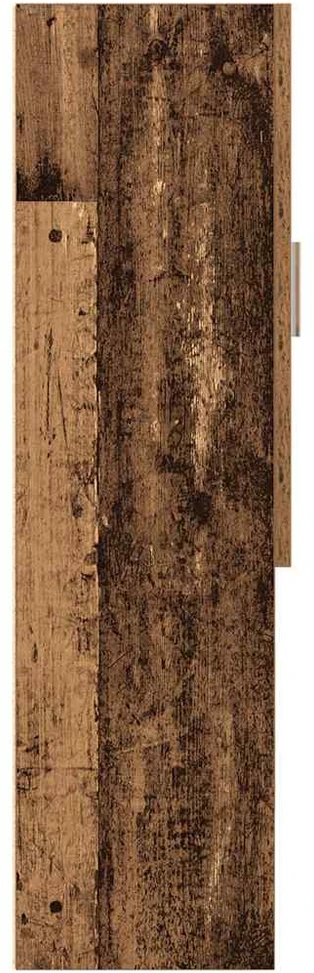 Skalbimo mašinos spintelė, sendintos medienos, 70,5x25,5x90cm