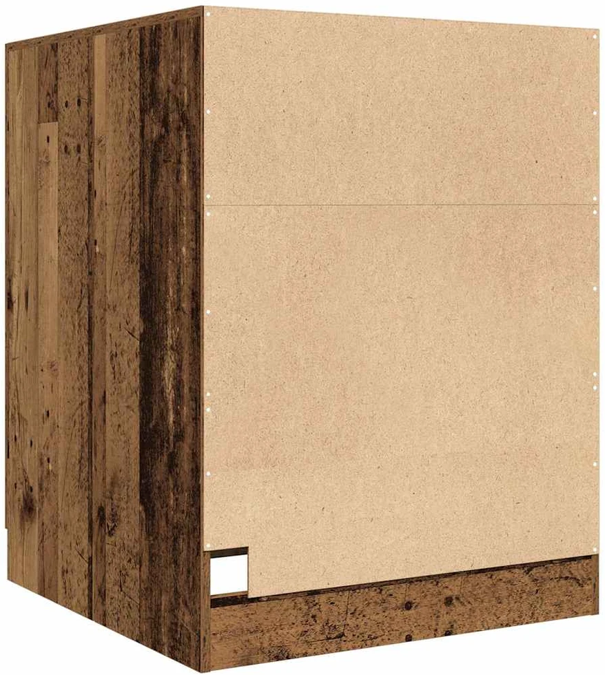 Skalbimo mašinos spintelė, sendintos medienos, 70,5x71,5x91,5cm