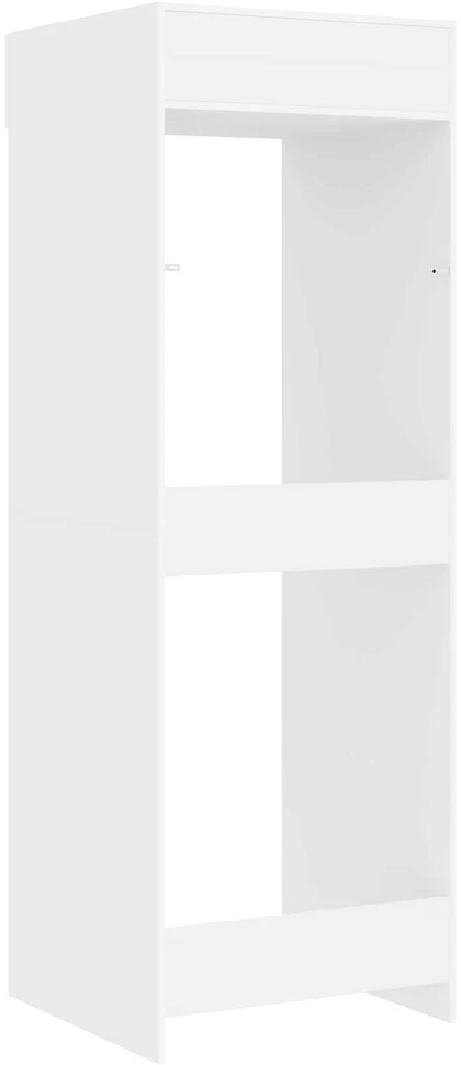 Skalbimo mašinos spintelė su saugykla Balta 67,5 x 68 x 200 cm