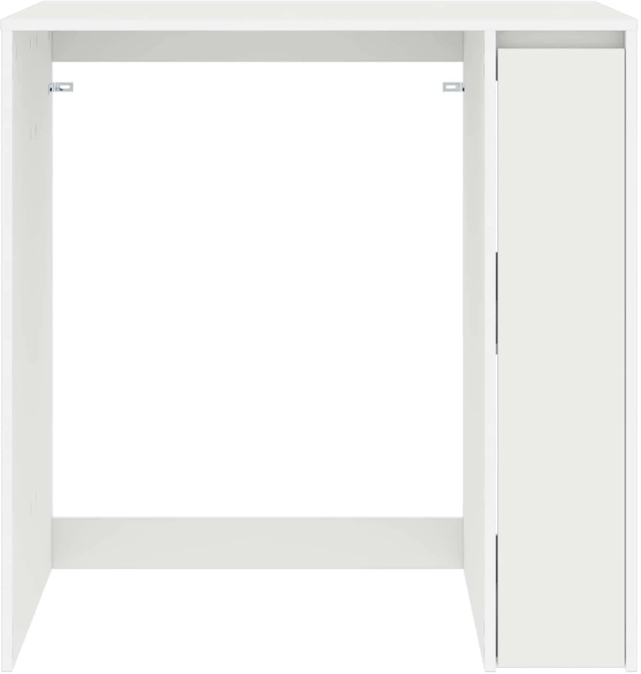 Skalbimo mašinos spintelė su saugykla Balta 87 x 60 x 89 cm