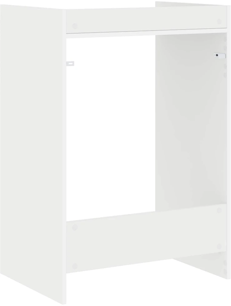 Skalbimo mašinos spintelė su saugykla Balta 67,5 x 48 x 97 cm