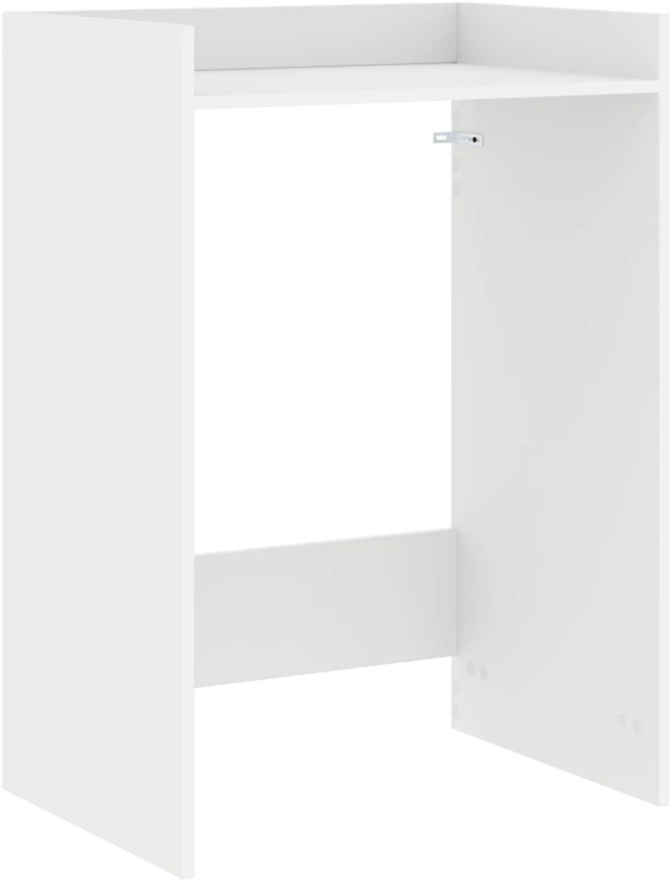 Skalbimo mašinos spintelė su saugykla Balta 67,5 x 48 x 97 cm