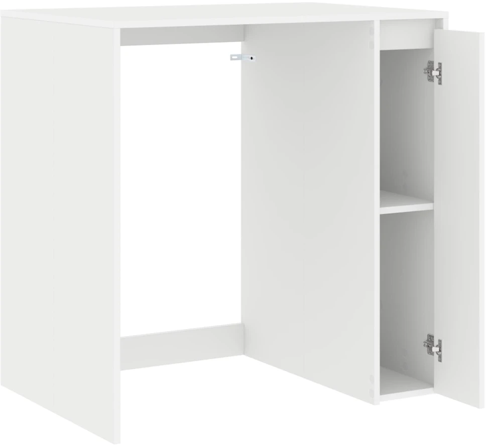 Skalbimo mašinos spintelė su saugykla Balta 87 x 60 x 89 cm