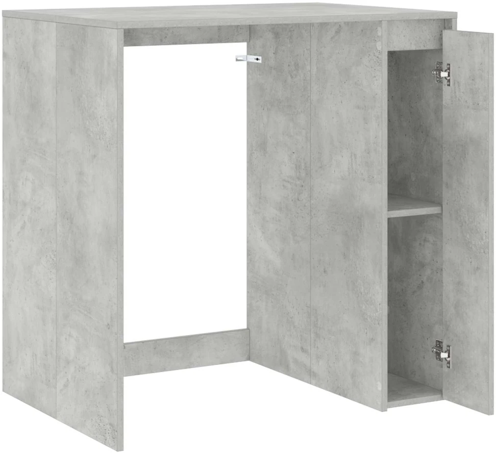 Skalbimo mašinos spintelė su saugykla Betono 87 x 60 x 89 cm