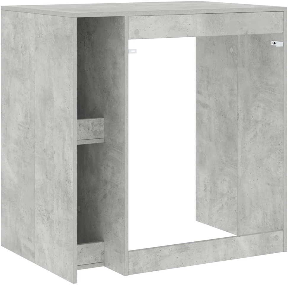 Skalbimo mašinos spintelė su saugykla Betono 87 x 60 x 89 cm