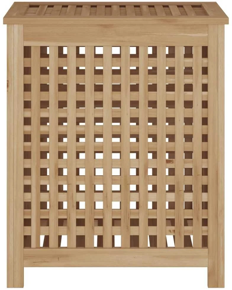 Skalbinių dėžė, 50x35x60cm, tikmedžio medienos masyvas