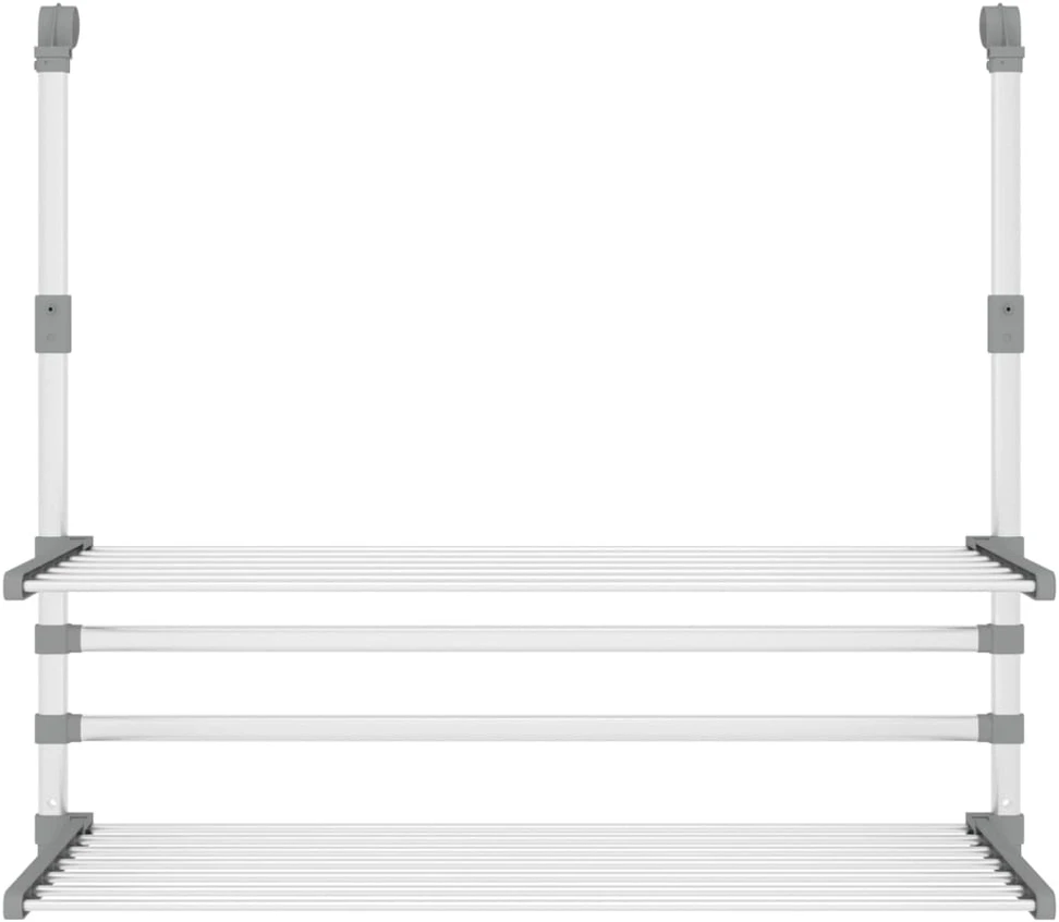 Skalbinių džiovykla balkonui, 89x25x(60–95)cm, aliuminis